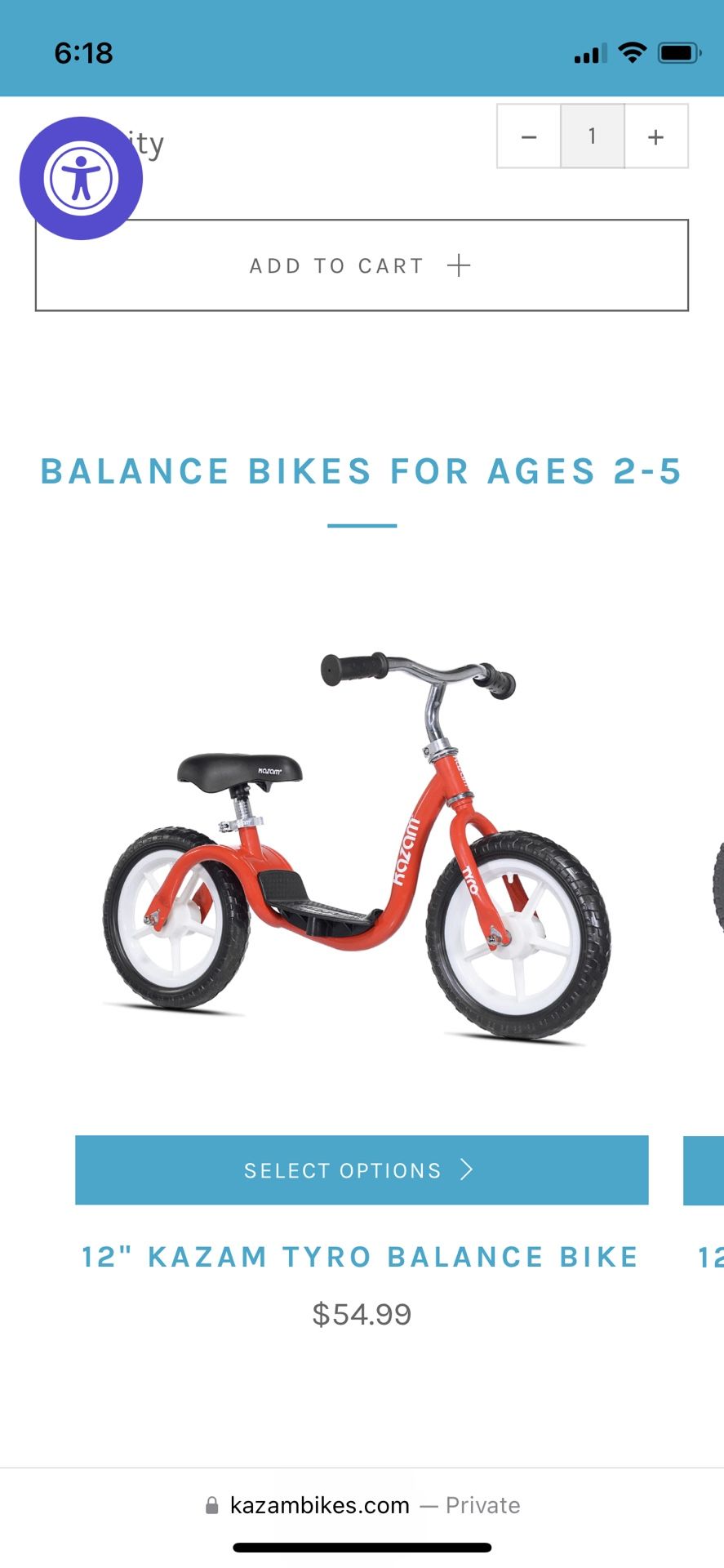 Kazam Balance Bike For 2 5 Year Olds for Sale in Mishawaka IN OfferUp