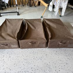 Under Bed Storage Box - Set Of 3  