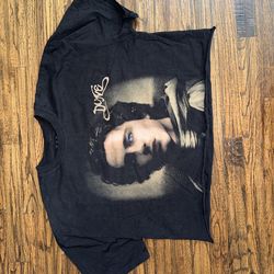 Vintage Dune Double-Sided Graphic T-Shirt Timothée Chalamet Cropped Black Size L