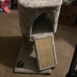 Cat house w/ scratcher price 10$ pick up in E. Side. Tacoma