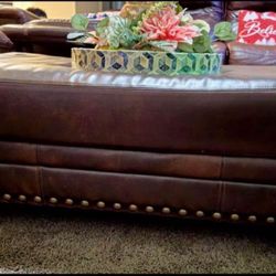 Leather Power Recliner Couch 