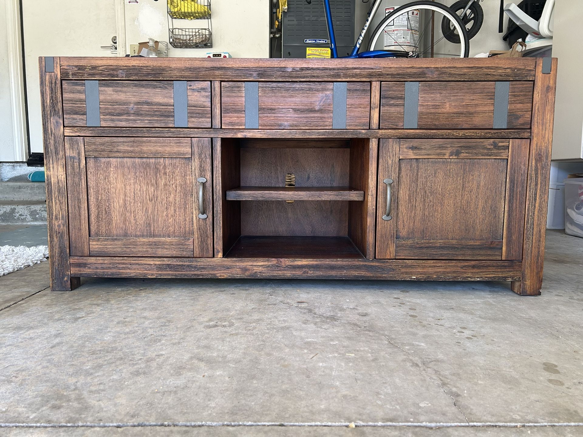 Wood Entertainment Center 