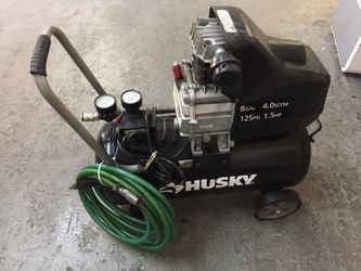 Husky TA 2530B 8Gal. Portable Oil Free Air Compressor 120v for