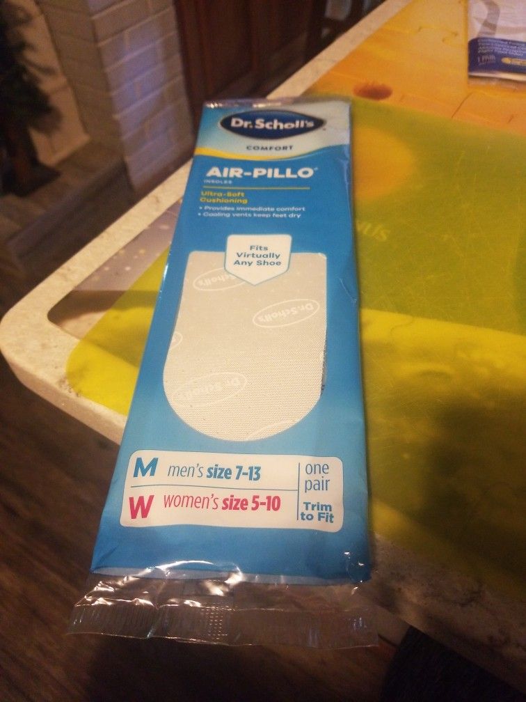 mens or ladies comfort air-pillo insoles