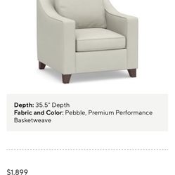 Pottery barn Cameron Slope Armchair