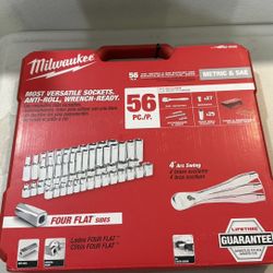 Milwaukee 56piece Socket Set 