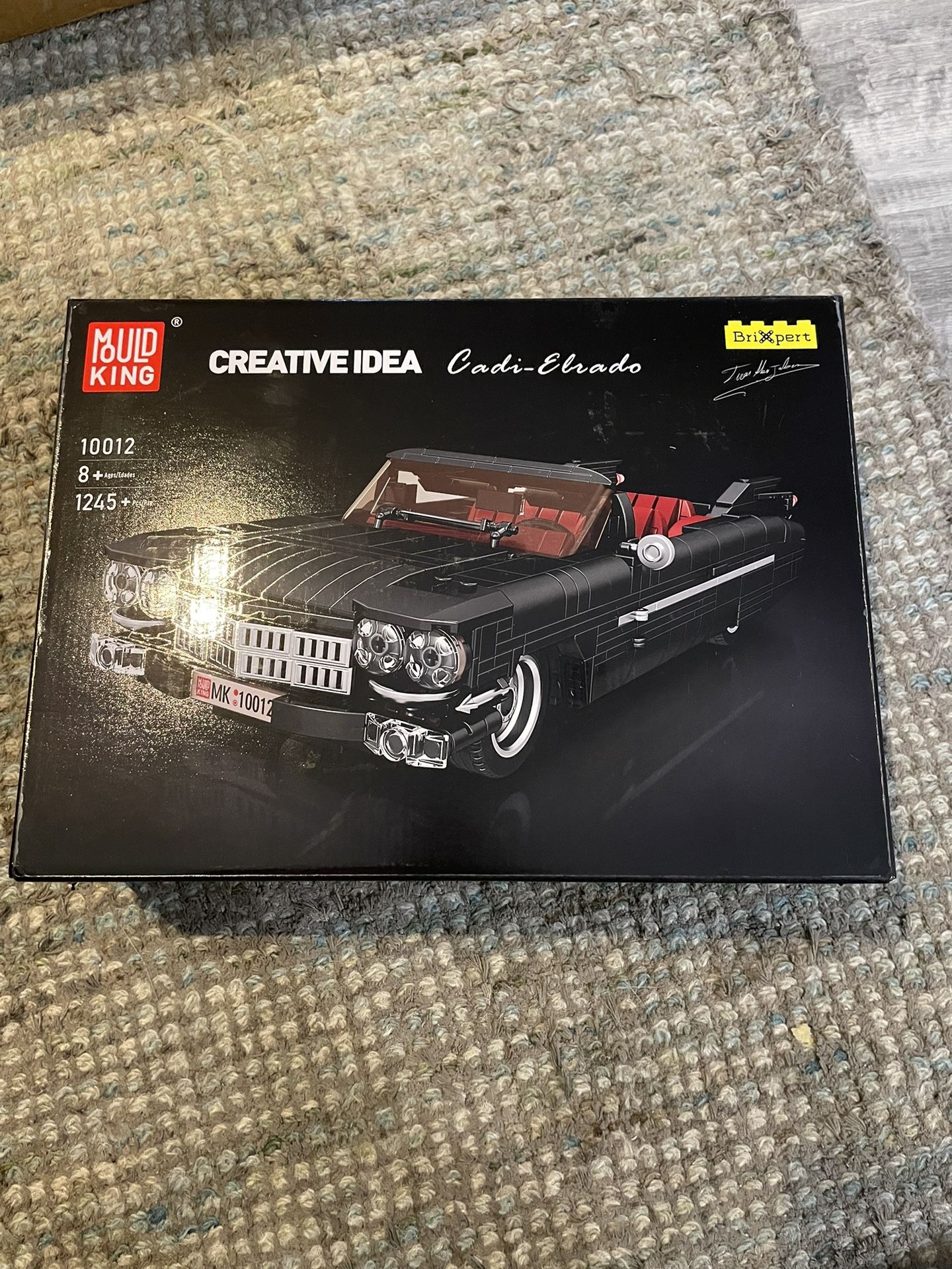 Mould King BriXpert Building Block Cadi Elrado Retro Convertible (LEGO) Car