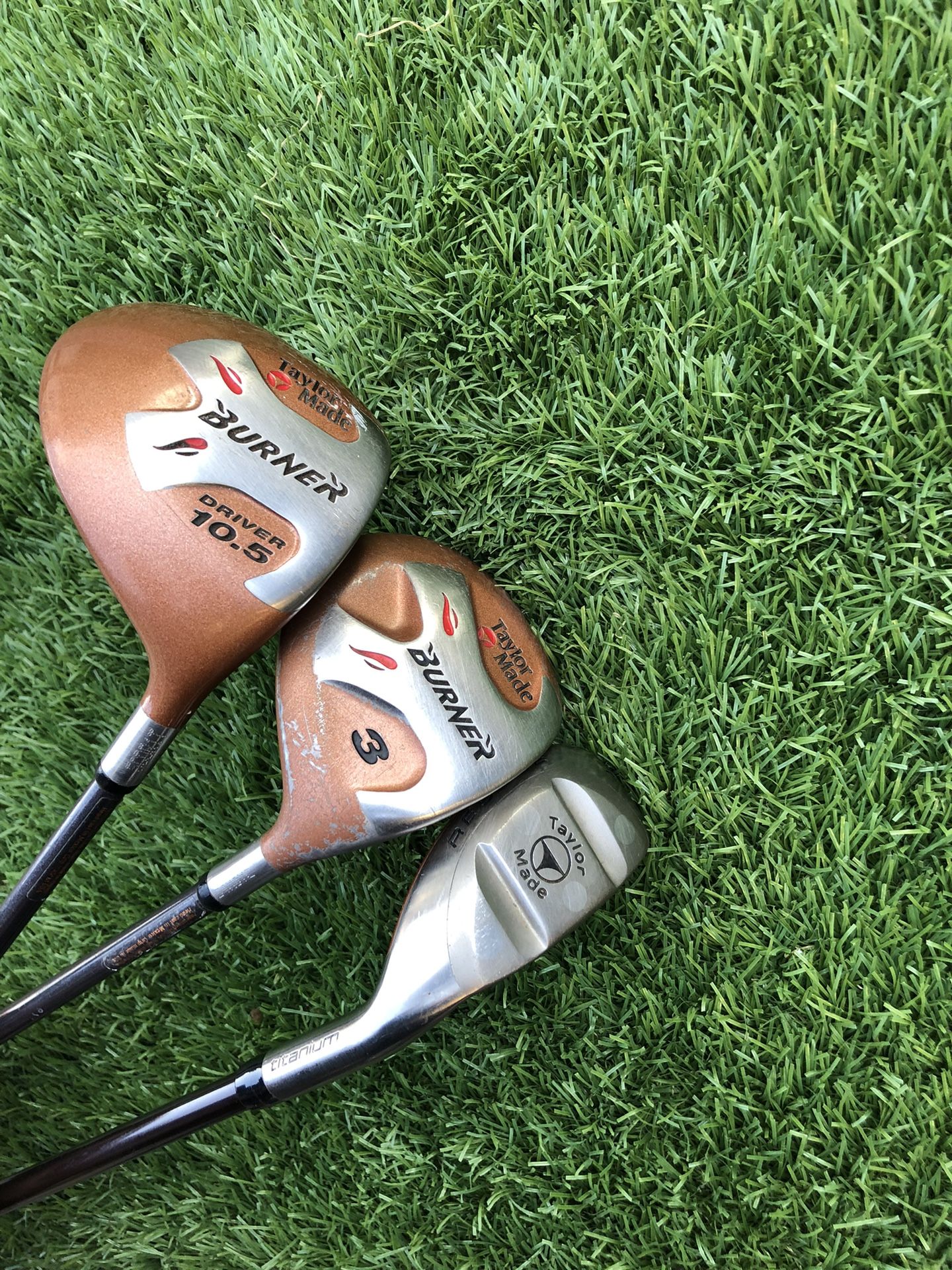 TaylorMade Burner 10.5° Driver , 3 Wood & Hybrid