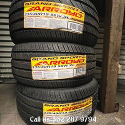 235/40r19 Arroyo spt New Installed And Balanced