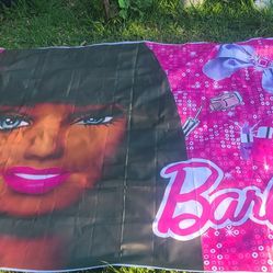 Xlarge Barbie Banner Backdrop Background Party Decoration Supplies Birthday 