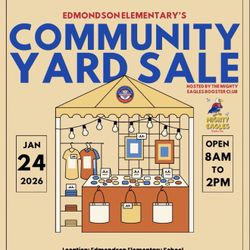 COMMUNITY YARDSALE 1/24/26
