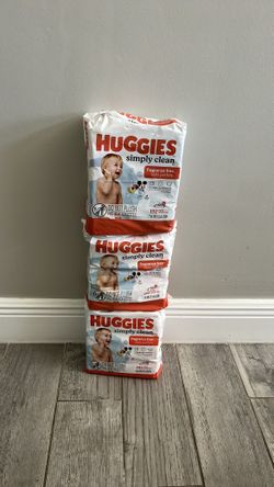 Huggies Wipes 192 Count ( 3 individual packs of 64 in each package)
