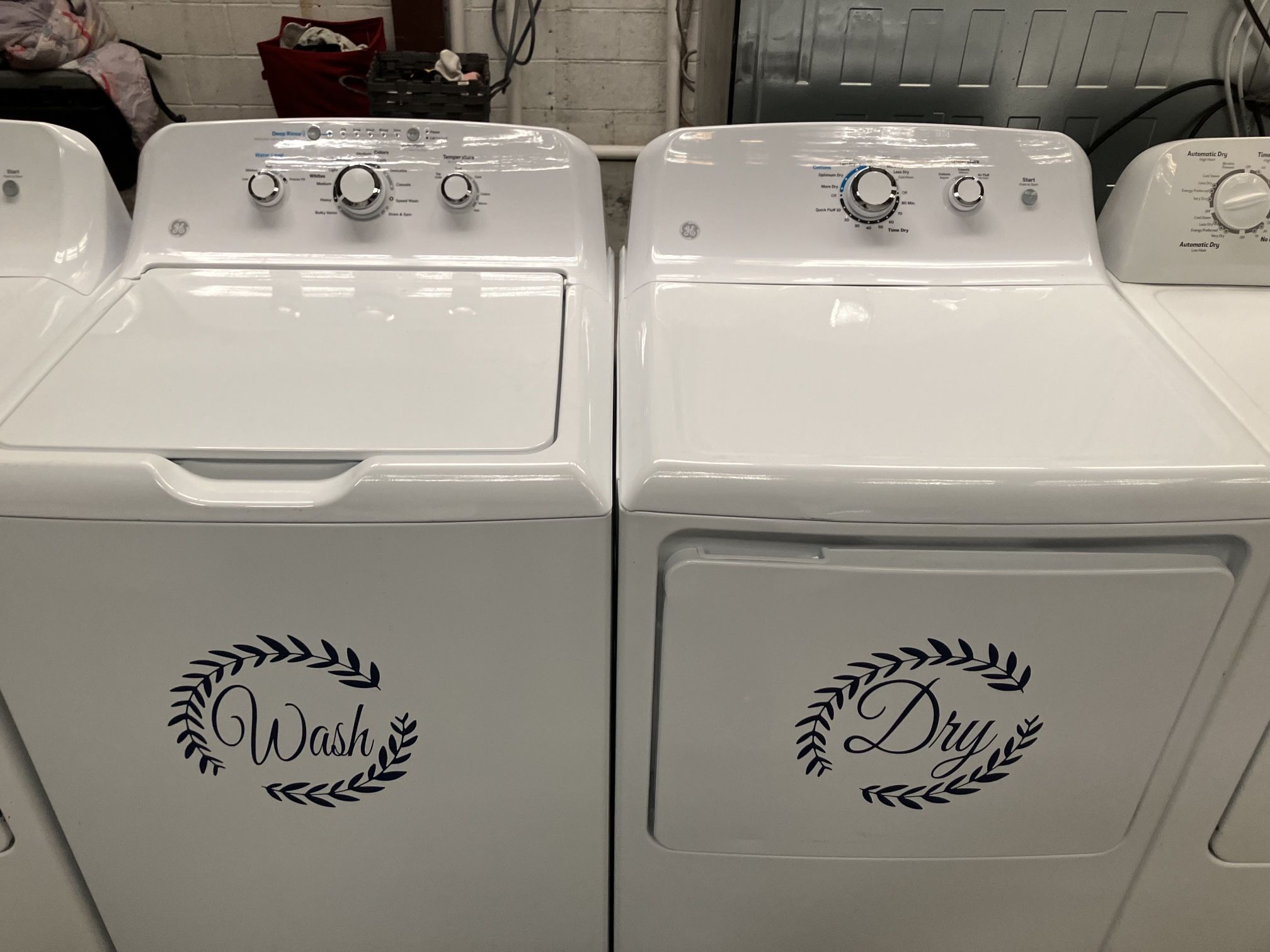 New Washer And Dryer Set