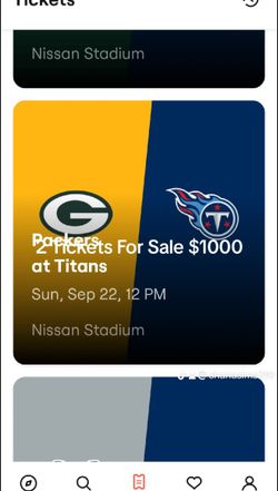 TITANS VS GREENBAY TICKETS