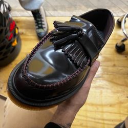 👞 Brand New Dr. Martens Adrian Tassel Loafers – Cherry Red Arcadia (US Men 6 or Women 7 / EU 38)