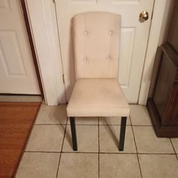 Beige Cushion Accent Chair 