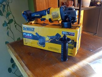 DeWalt 60 v. New Flexvolt.  Grinder.   Brushless motor