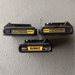 20 V Dewalt Battery $10 Each