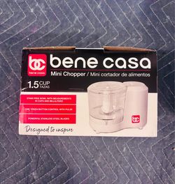 Brand New! Bene Casa 1.5 Cup Mini Chopper