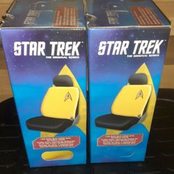 NIB Star Trek Collectible Seat Covers ☆ Officially Licensed ☆ Rare Find