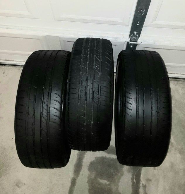 3 Used 20 Inch Tires