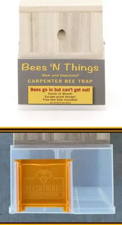Bees 'N Things  Outdoor Carpenter Bee Traps - Catch & Release -New