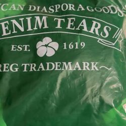 Denim Tear Hoodie Black Size S