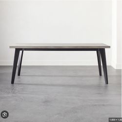CB2 Concrete Dining Table - 80x36