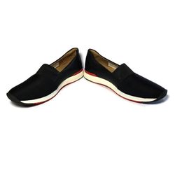Vionic Cameo Black Slip On Shoes Red Accent Sz 8.5 