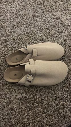 Brand New Slip-On Clogs with Buckle Strap - Size 11