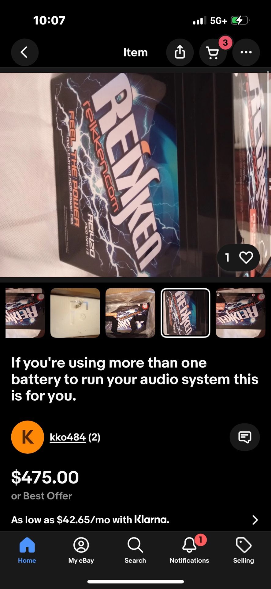 Reikken Audio Battery 