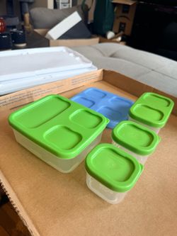 Rubbermaid Food Storage Container Set + Blue Ice Pack – Unused