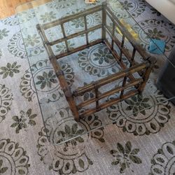 Glass  top Coffee Table And End Table