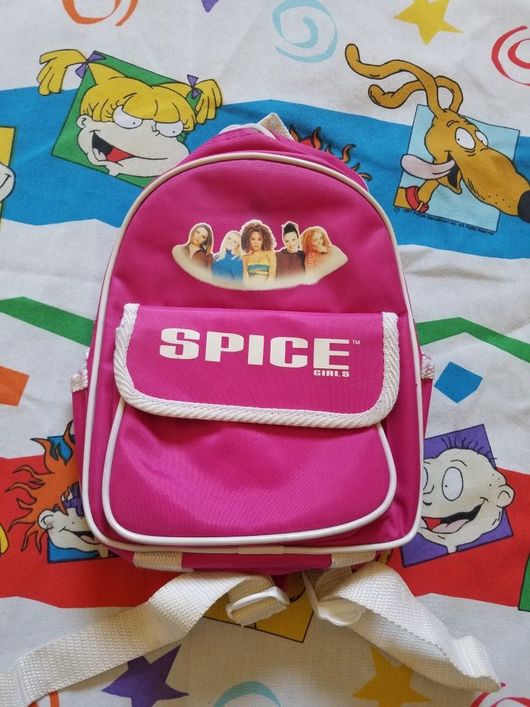 Rare 90s vintage Spice Girls mini backpack