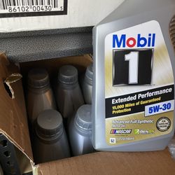 Mobil 1 - Full Synthetic Motor Oil 5W-30 (6) Quarts