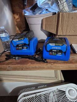 2 40v Kobalt Batteries With Charger