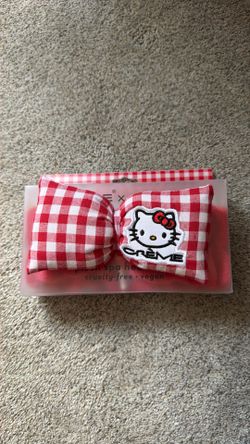 Hello kitty plush spa headband