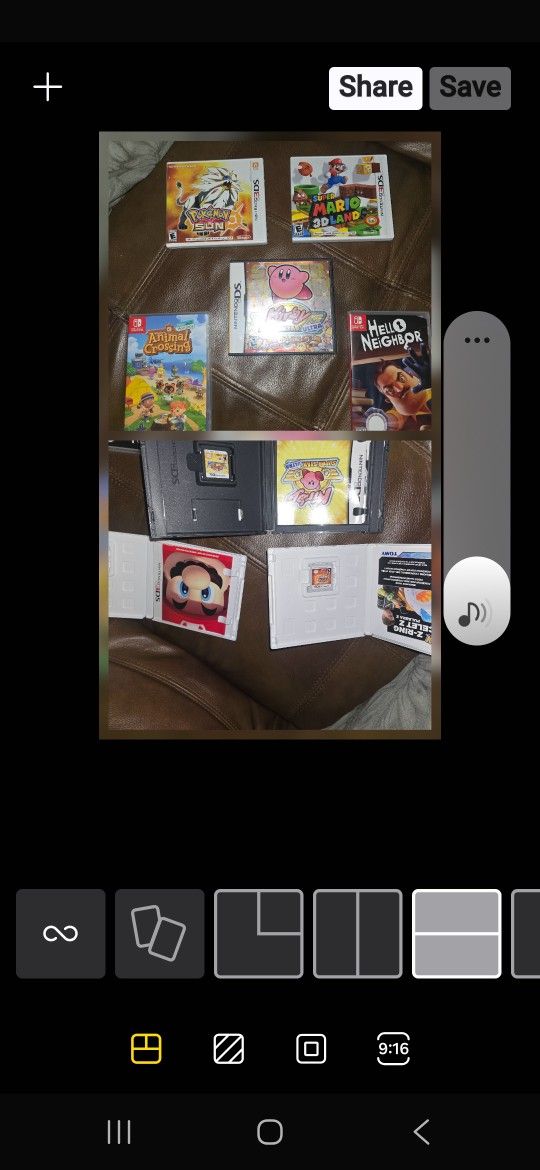 5 / New Condition Games / Pokemon Sun / Ds Mario Party/ Kirby Game New Condion .$35each Or All 5 Games For $140 Obo.