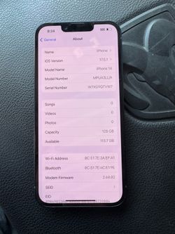 Like new iPhone 14 black 128g