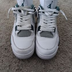 Air Jordan 4 Retro PS 'Oxidized Green' sneakers. 