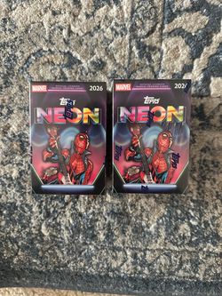 Topps marvel neon 2 value boxes