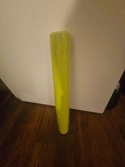 Yellow yoga mat. New sealed