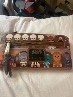 STAR WARS Loungefly  Brown Carácter Wallet 