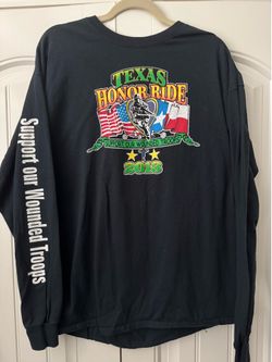 2013 Texas Honor Ride Long Sleeve Shirt – XL