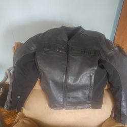 ICON Accellerant Armoured Leather Jacket Size L