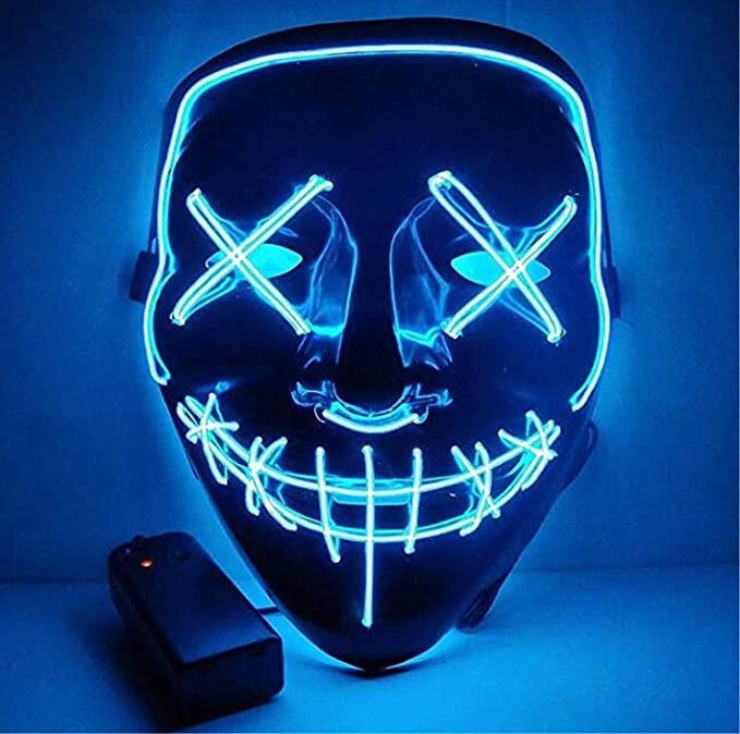 Murrieta (LOS ALAMOS & HANC0CK) PICK UP ONLY ‼️BRAND NEW‼️BRAND NEW‼️ Halloween Mask LED Light Up Purge Mask for Festival Cosplay Halloween Costume.