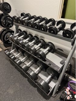 Agilefit dumbbells and rack