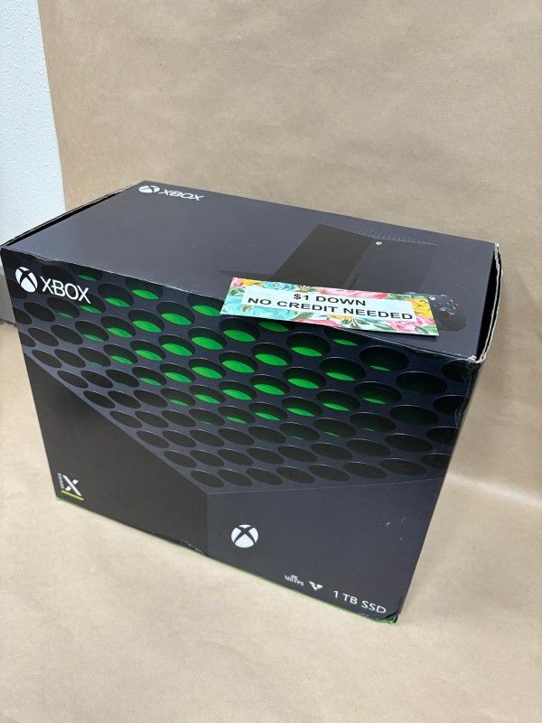 Microsoft Xbox Series X 1TB Gaming Console - Only $1 Today Pay The Rest Later!