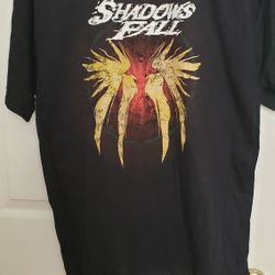 Rare! Shadows Fall Men's  Baphomet T-shirt Black, Adult  LG
