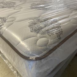 👑 NEW KING SIZE DOUBLE SIDED DELUXE MATTRESS W.BOXSPRINGS INCLUDED 👑 